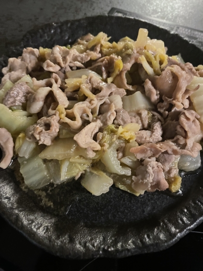 子供が喜ぶ(^^)豚肉と白菜のオイスターマヨ炒め♪