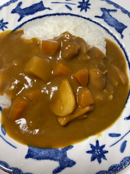 鶏胸肉と牛肉ミックスカレー