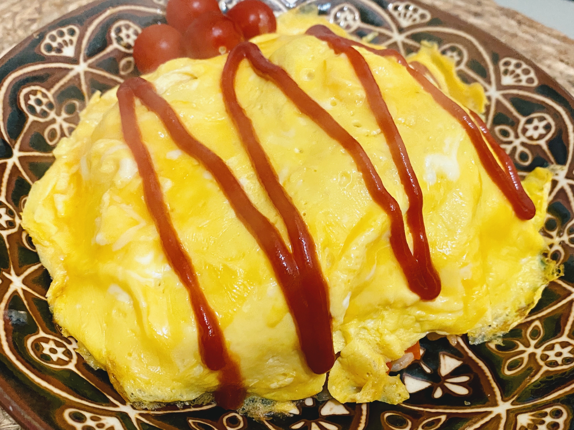 豚肉と玉ねぎ♩オムライス୨୧ .:*