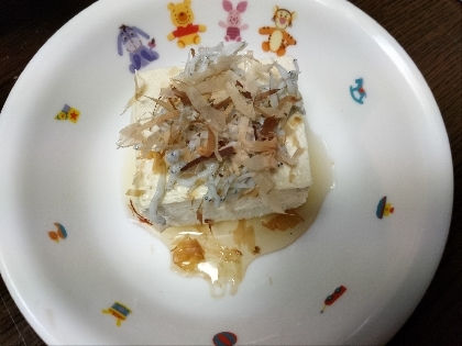 じゃこと鰹節の冷奴