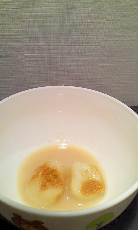 離乳食☆あと一品欲しい時に!お麩きなこ