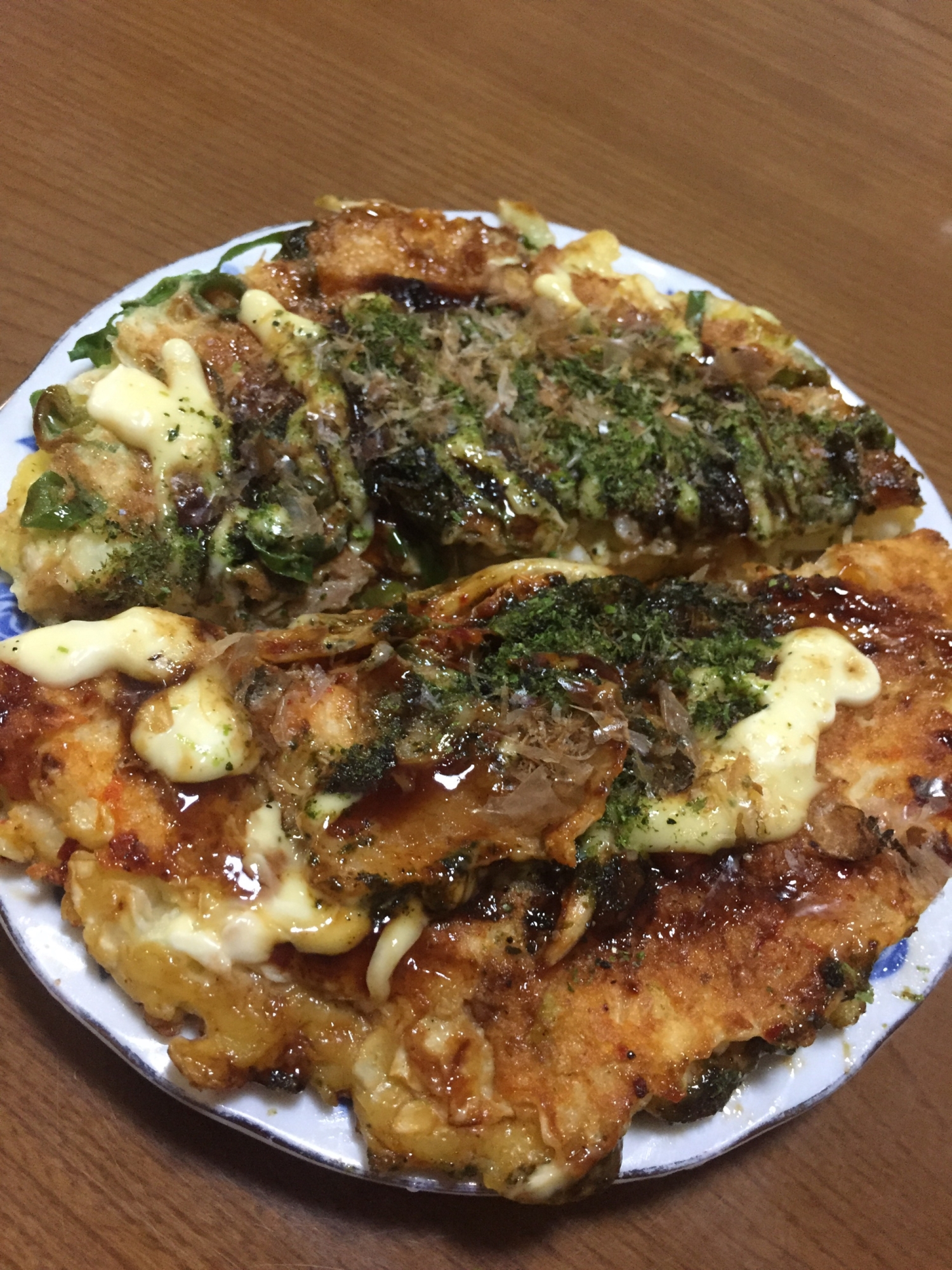 ネギお好み焼き