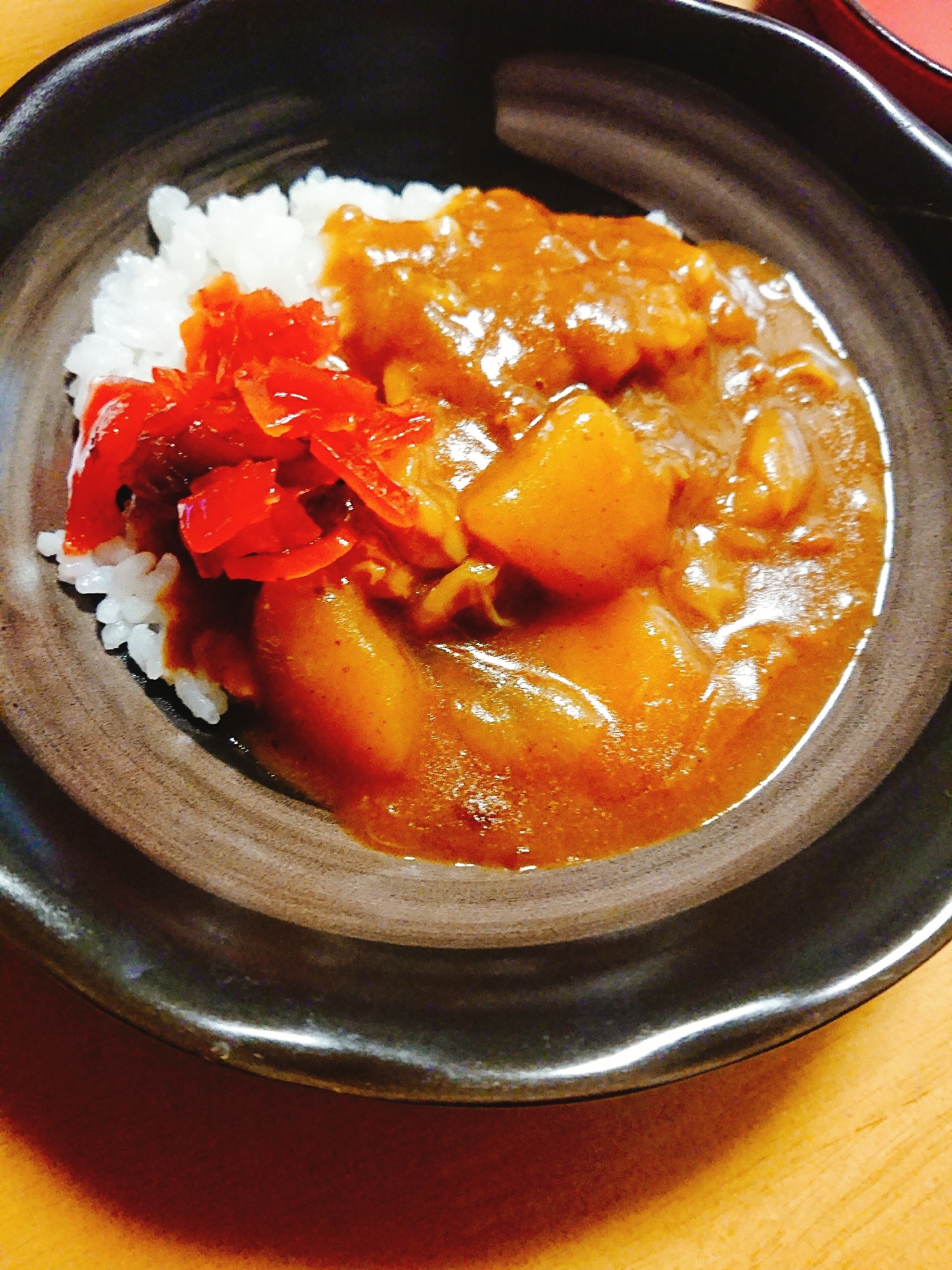 残った豚プルコギをリメイク☆カレーライス