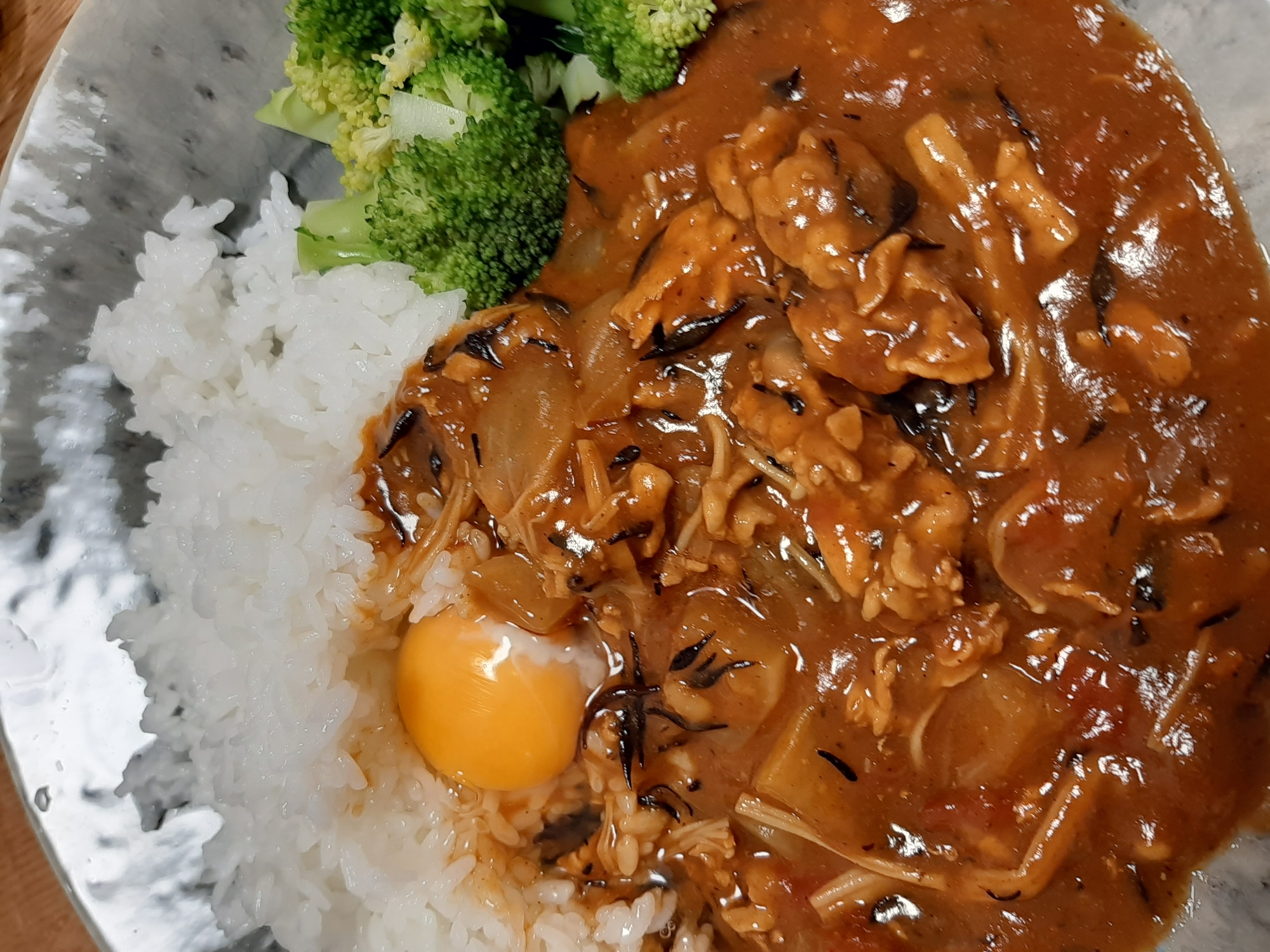 大根とひじきの和風カレー