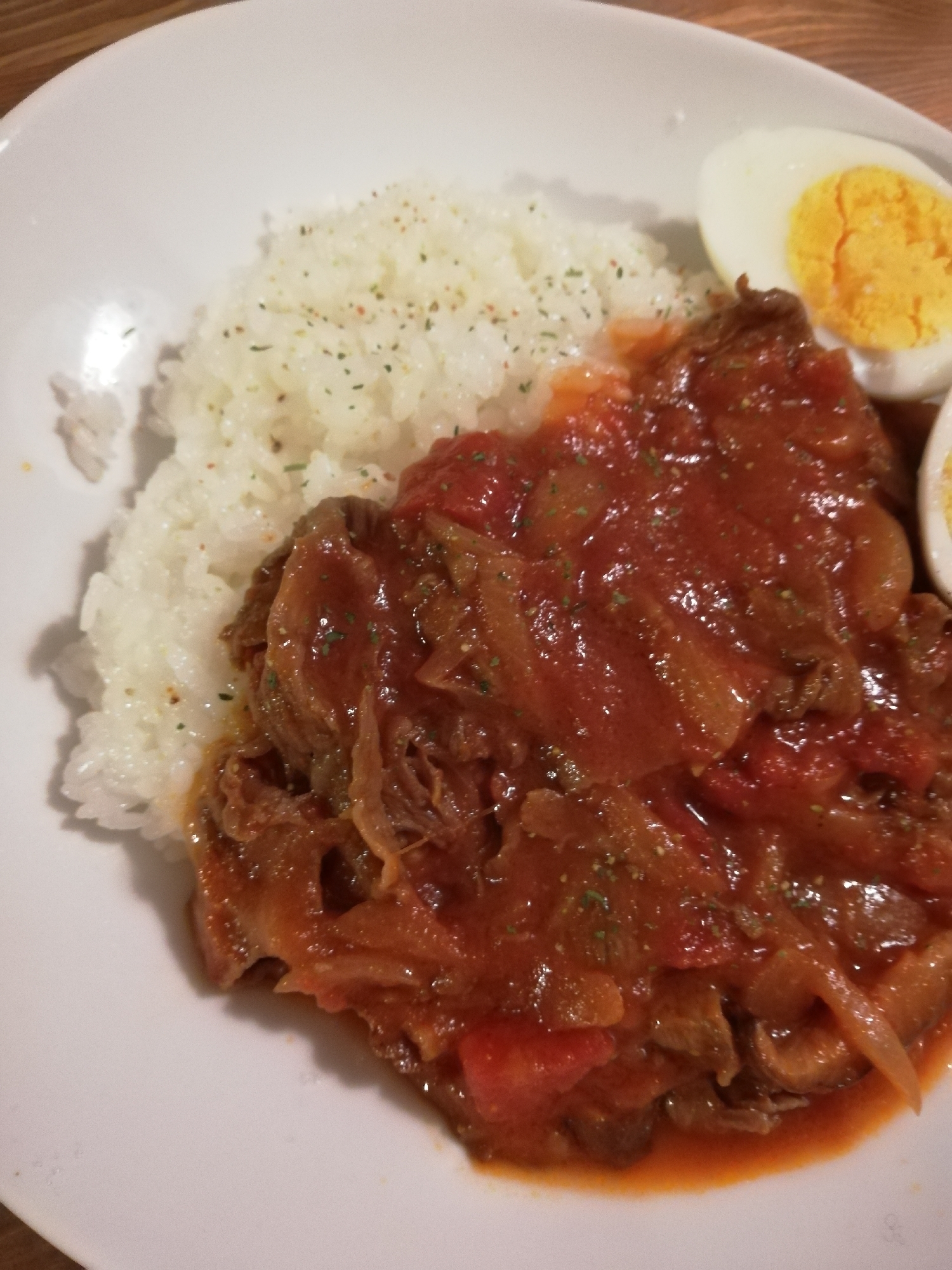 トマト缶とカレールウで本格ハヤシライス♪