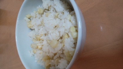 酒と塩だけ！とっても甘い丸ごととうもろこしご飯