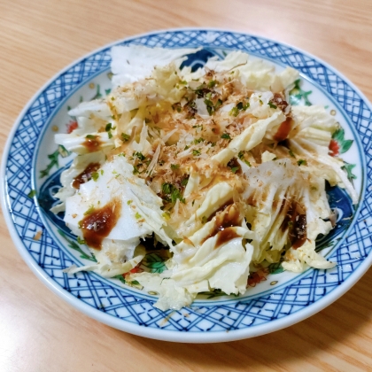白菜のお好み焼き風サラダ