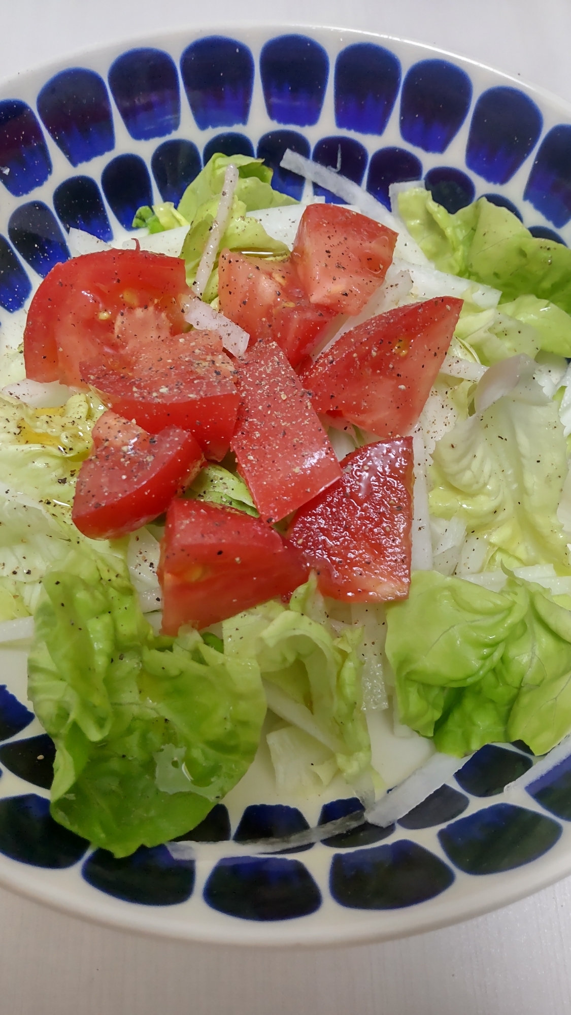 「大根」とサラダ菜とトマトのナムル☆