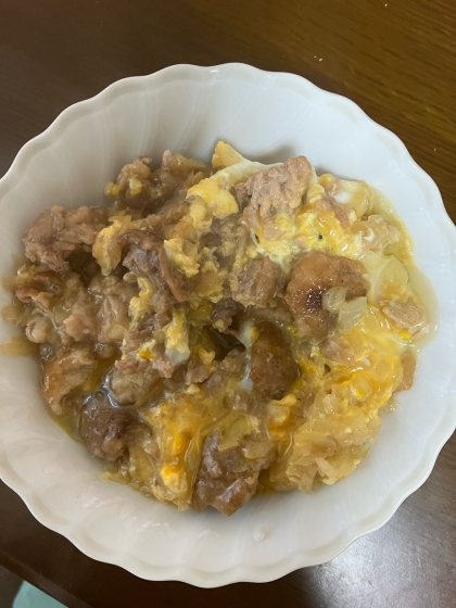 主夫がつくるひき肉丼　パクチーのせ