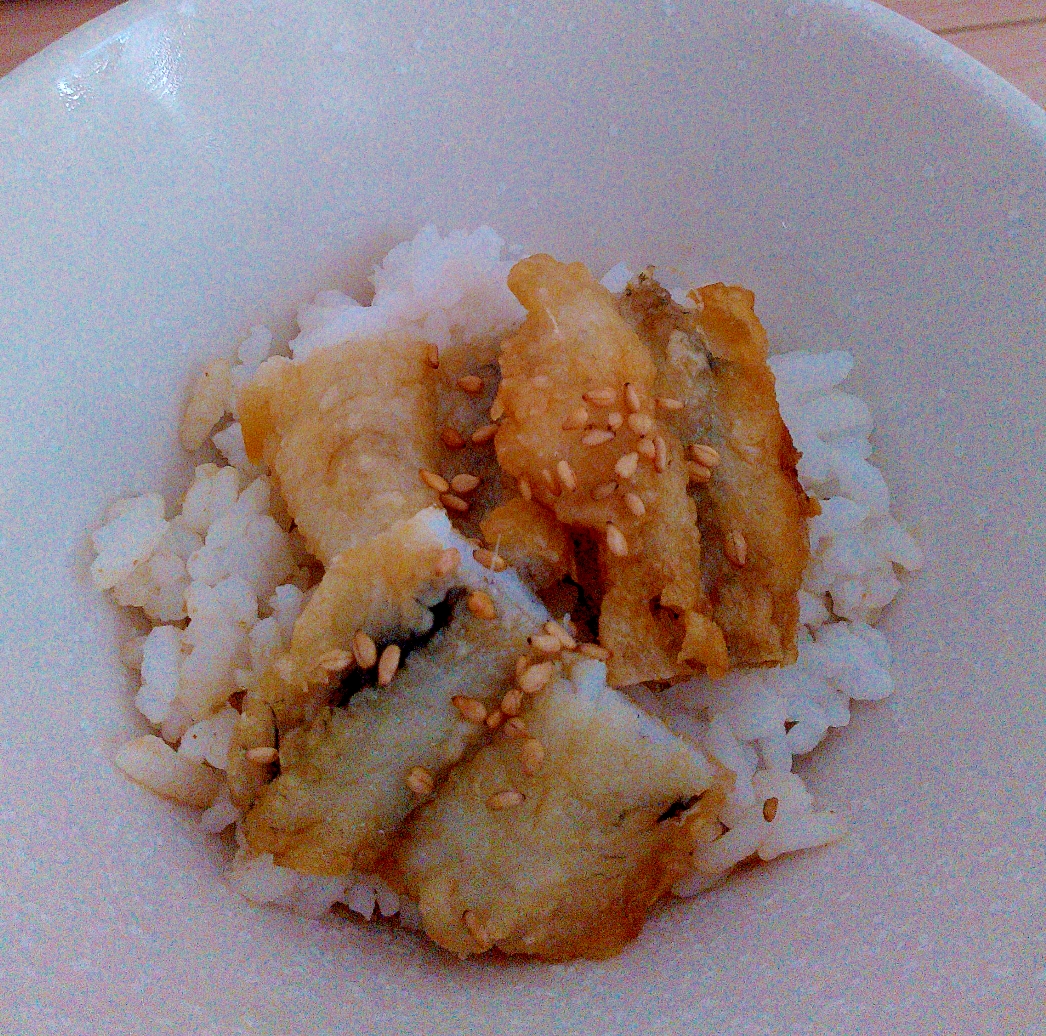 キスの天ぷらで美味しい丼
