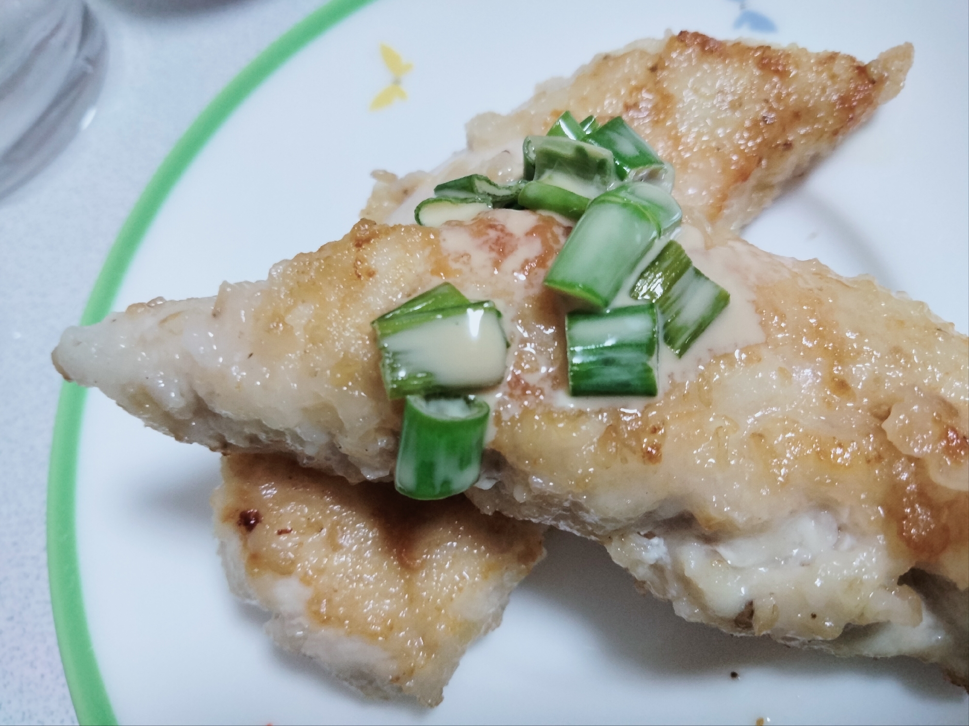 ささ身ソテー…葱ソース添え…