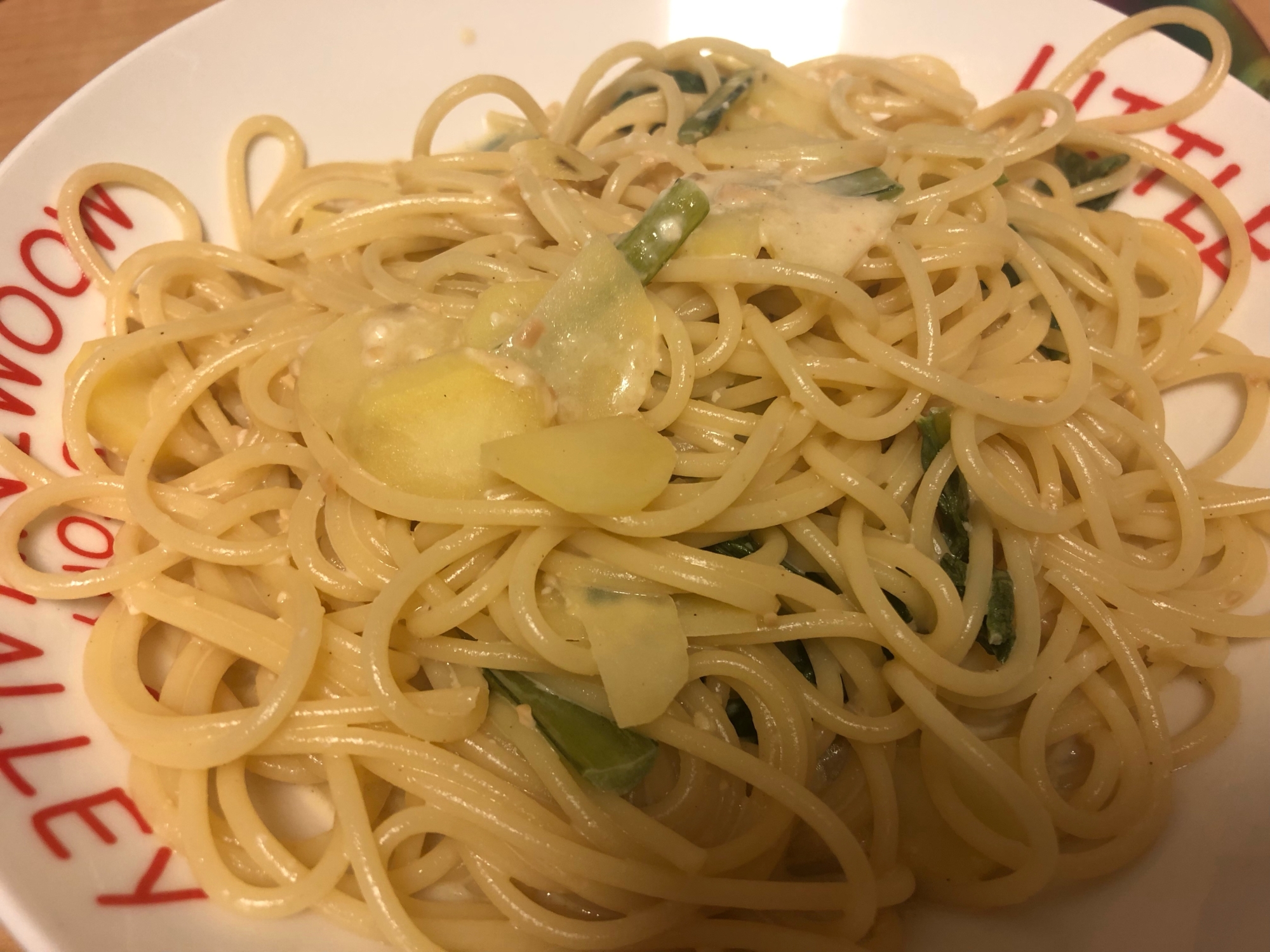 味噌クリームパスタ