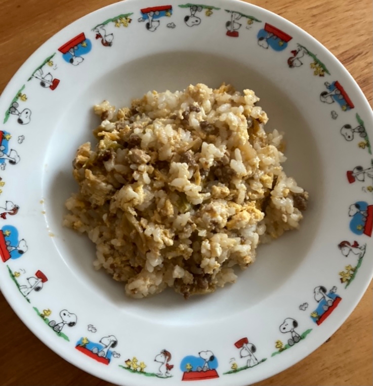 大豆ミートチャーハン