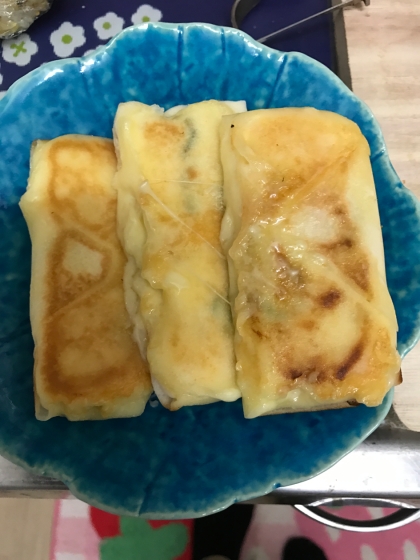 お弁当用に作ってみました。
チーズとポテトサラダの相性が合って
美味しかったです