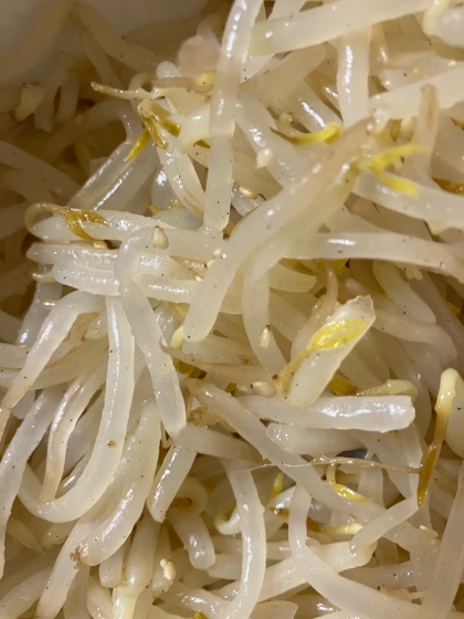 電子レンジdeもやしのナムル☆お弁当OK☆