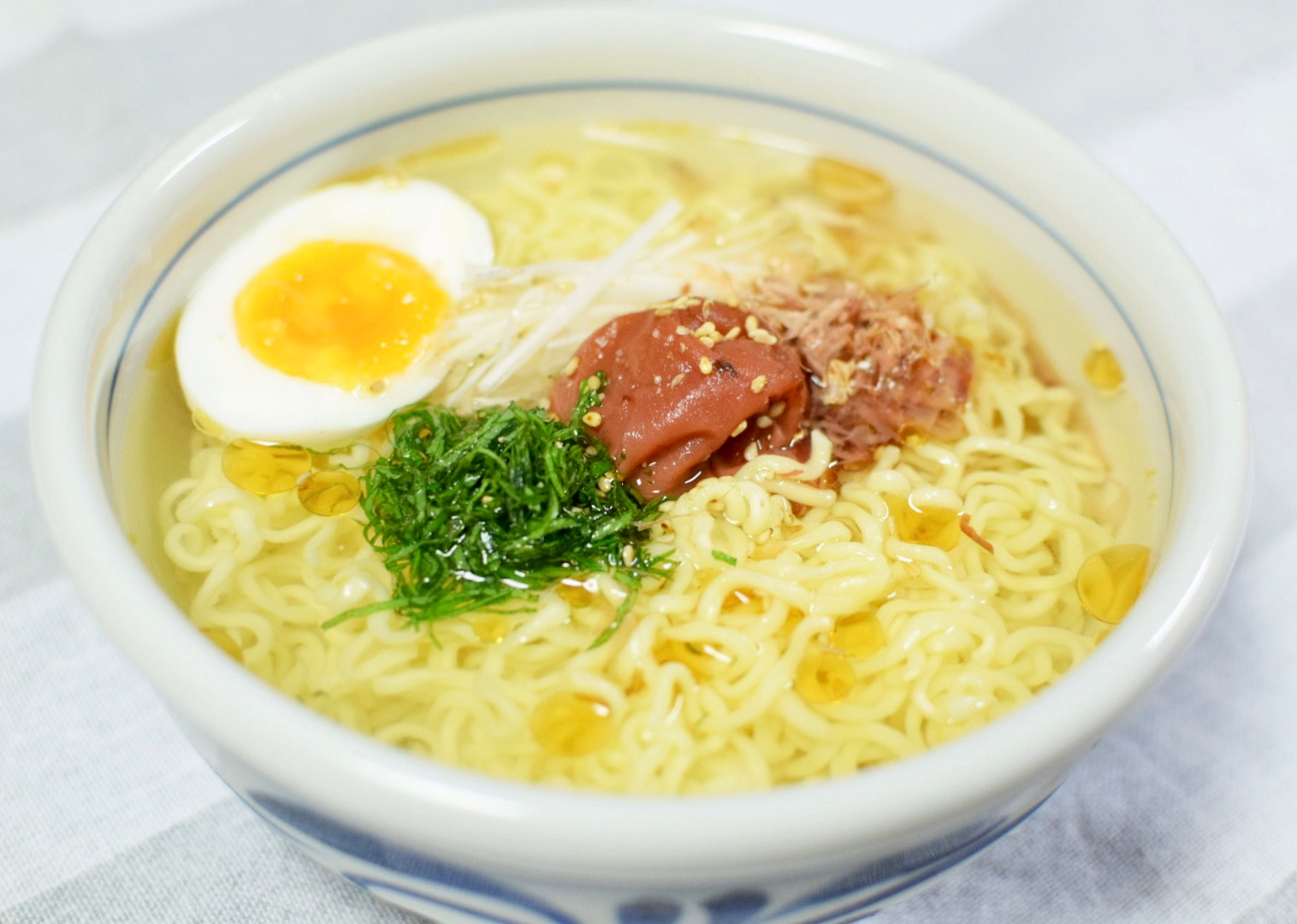 夏にピッタリ！梅しそ冷やしラーメン