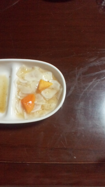 柿とかぶのなます レシピ 作り方 By Tukuyo93 楽天レシピ