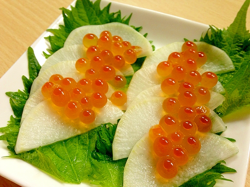 大根の甘酢 イクラをのせて レシピ 作り方 By お0り0べ 楽天レシピ 大根の甘酢 イクラをのせて レシピ 作り方 By お0り0べ 楽天レシピ