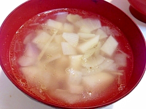 赤カブと玉ねぎのスープ