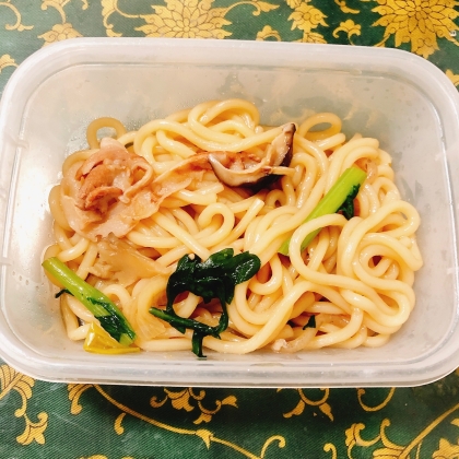 チンゲン菜焼きそば