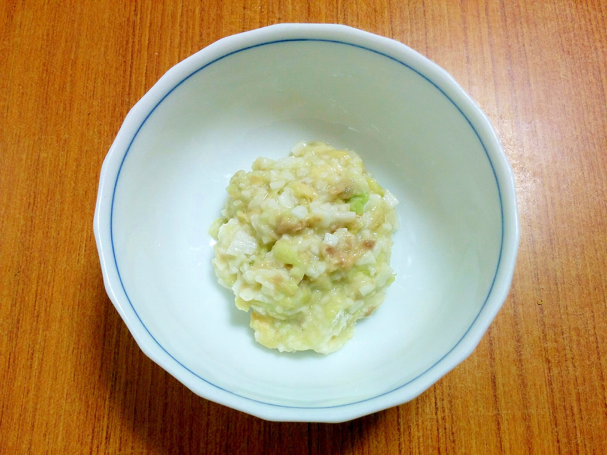 【離乳食】アボカドと長芋のサラダ