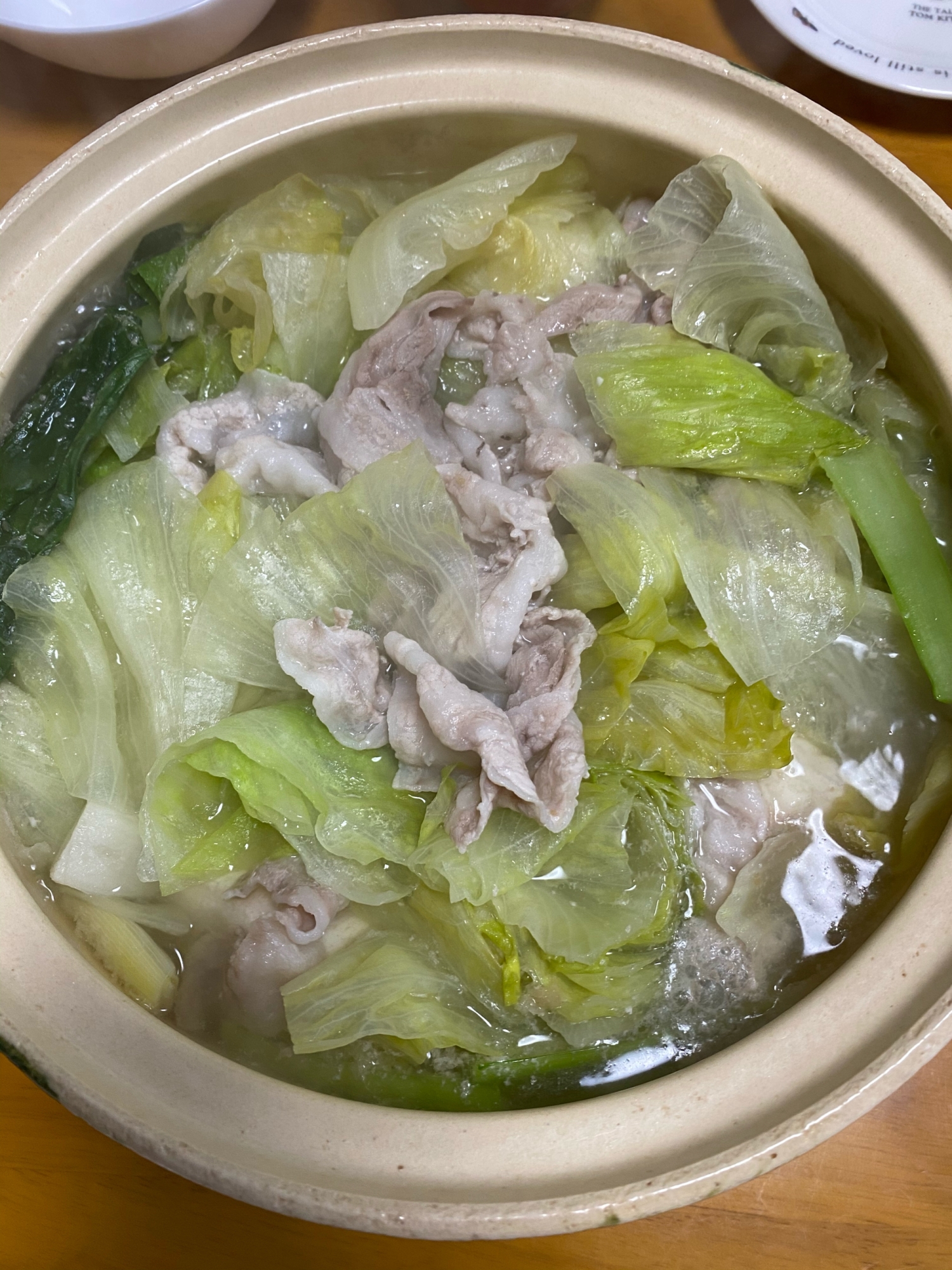 あっさりレタス鍋 レシピ 作り方 By モンぐり 楽天レシピ