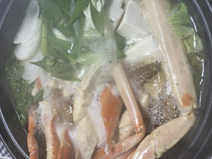 蟹鍋の出汁