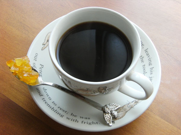 美味しくインスタントコーヒー♪(ママレードと煮る)