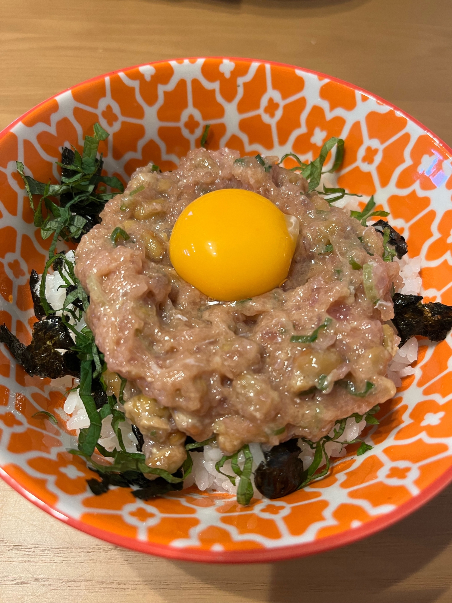 ねぎトロ納豆丼