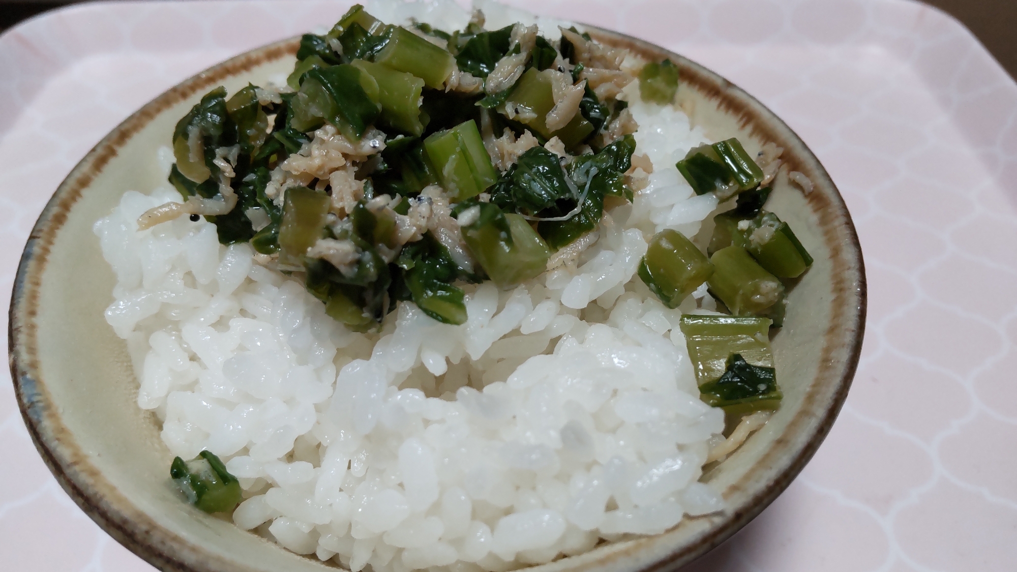 カルシウムたっぷり!かぶの葉としらすでふりかけ