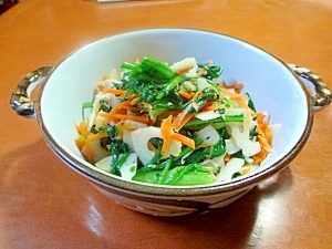 春菊のサット炒めヾ(･∀･*)(*･∀･)ﾉﾞ 