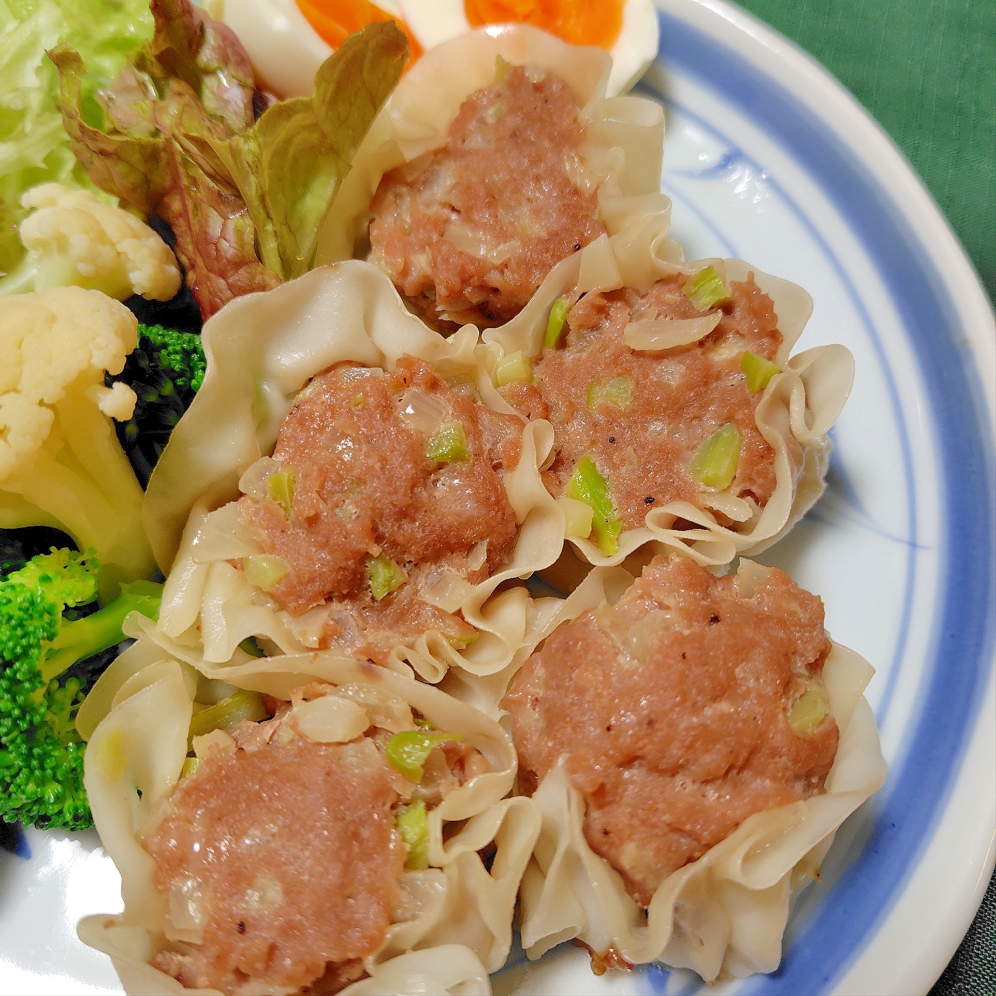 フライパンで焼きシュウマイ