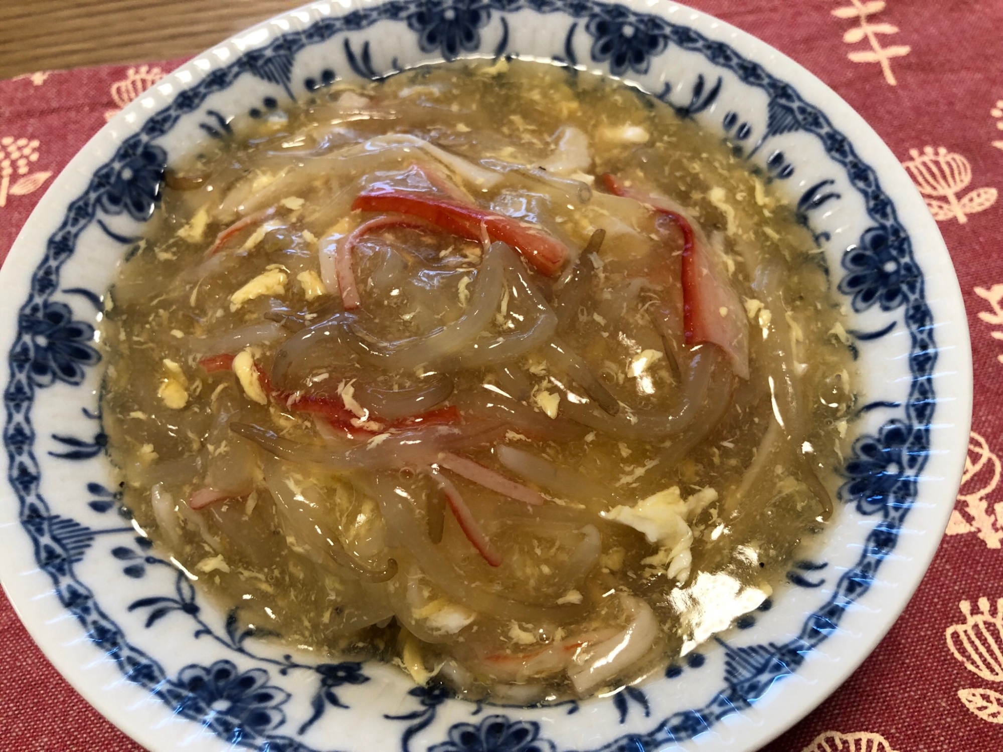 残った中華スープをリメイク！簡単あんかけご飯♪