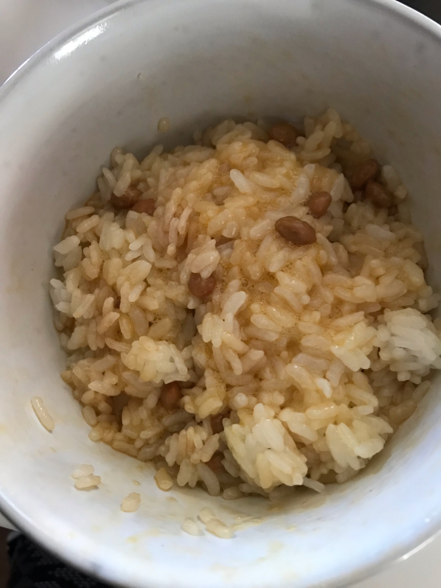 納豆玉子ごはん