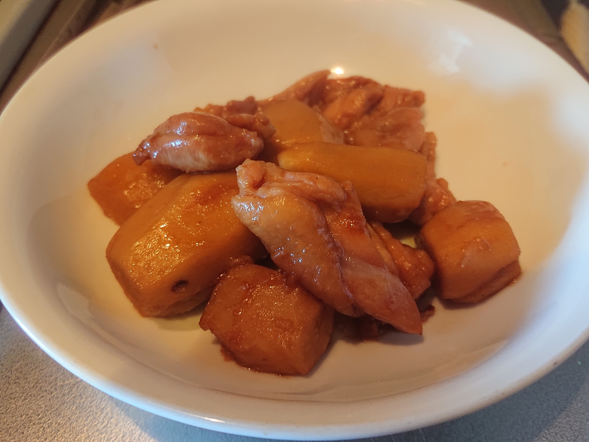 鶏肉と里芋の照り煮