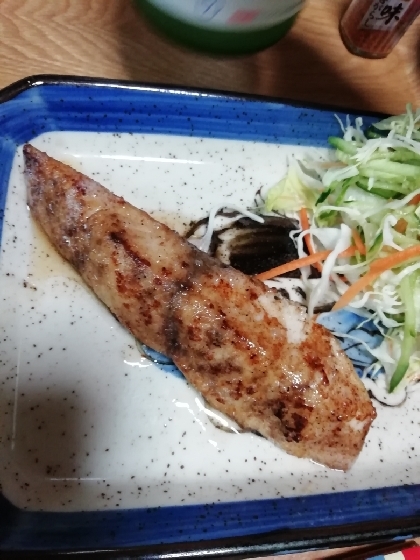 白身魚(タラ)のマジックソルト焼き(ムニエル)