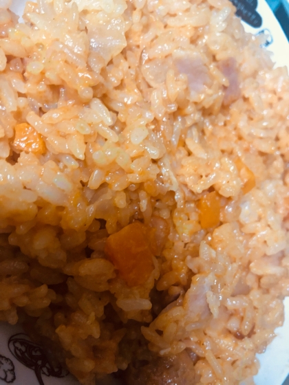 具材を少しプラスしました！美味しく炊き上がりました♪