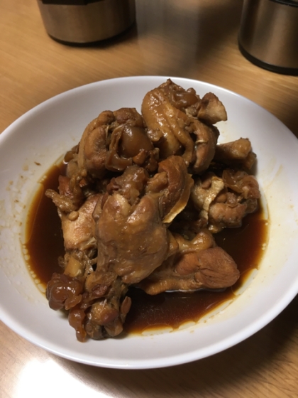 ポン酢で簡単！圧力で時短！鶏のすっぱ煮