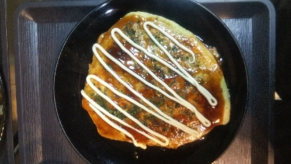 豚こま・キャベツ・ねぎのお好み焼き