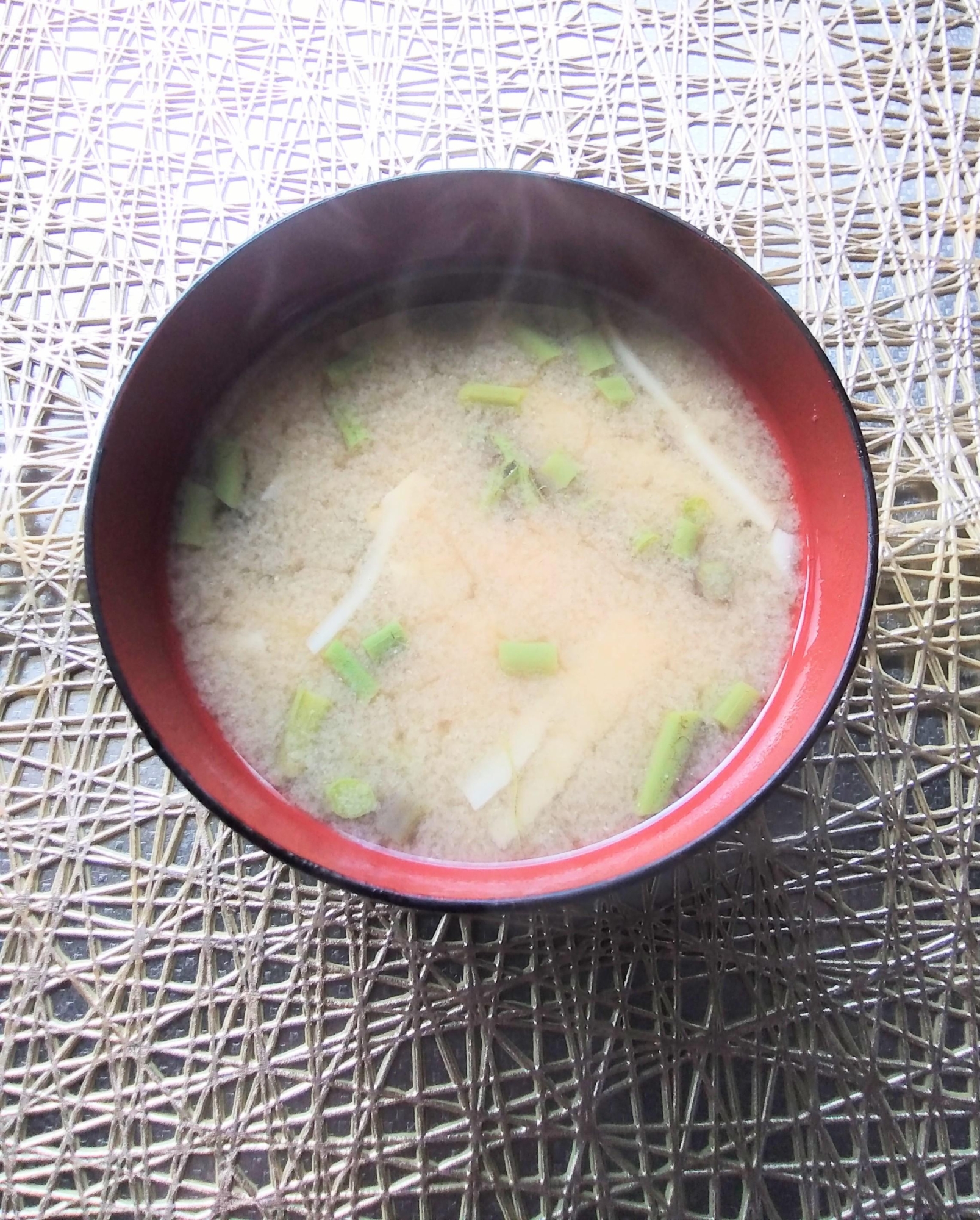筍と蕨☆たけのことわらびの味噌汁