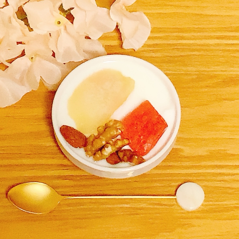 桃スイカꕤ 夏のヨーグルト
