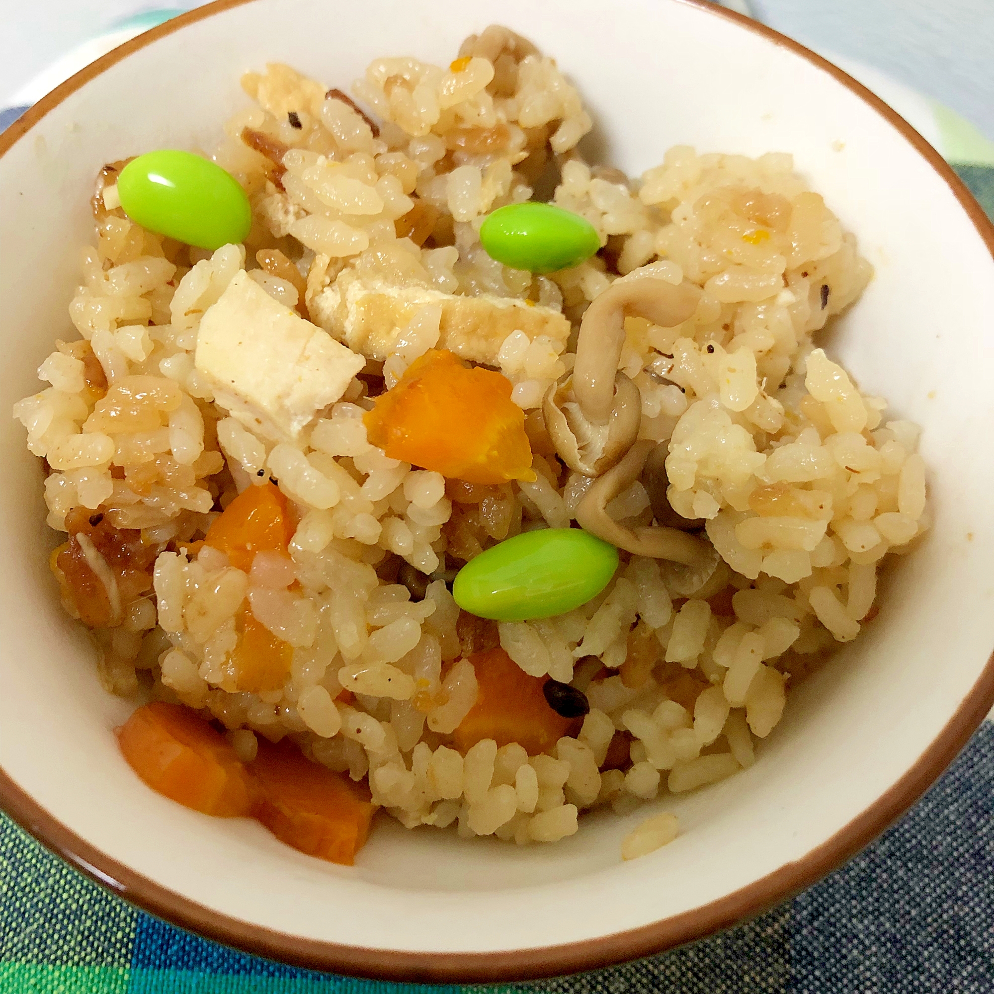 鶏ハム入りの炊き込みご飯☆彡