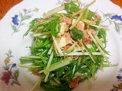 水菜ツナサラダ　チーズ入り（国産チーズ）