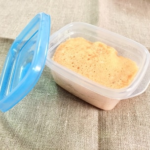 離乳食 レンジで簡単 蒸しパン おやつ レシピ 作り方 By P E R I N C O 楽天レシピ
