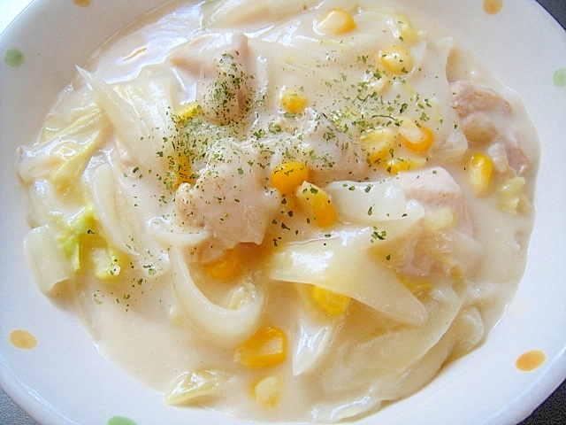 シチューの素で❤白菜と鶏むね肉のクリーム煮