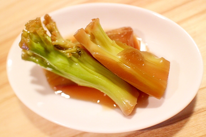 【作り置き・野菜おかず】ブロッコリーの茎の煮浸し