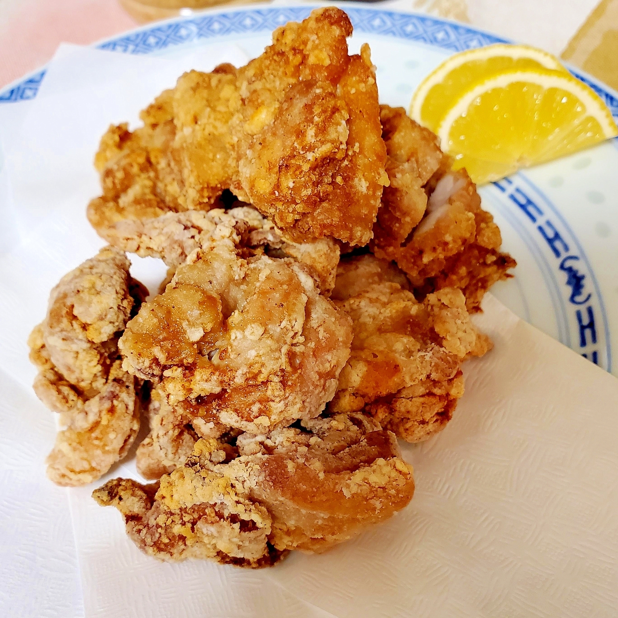 うどんスープの素で激ウマから揚げ