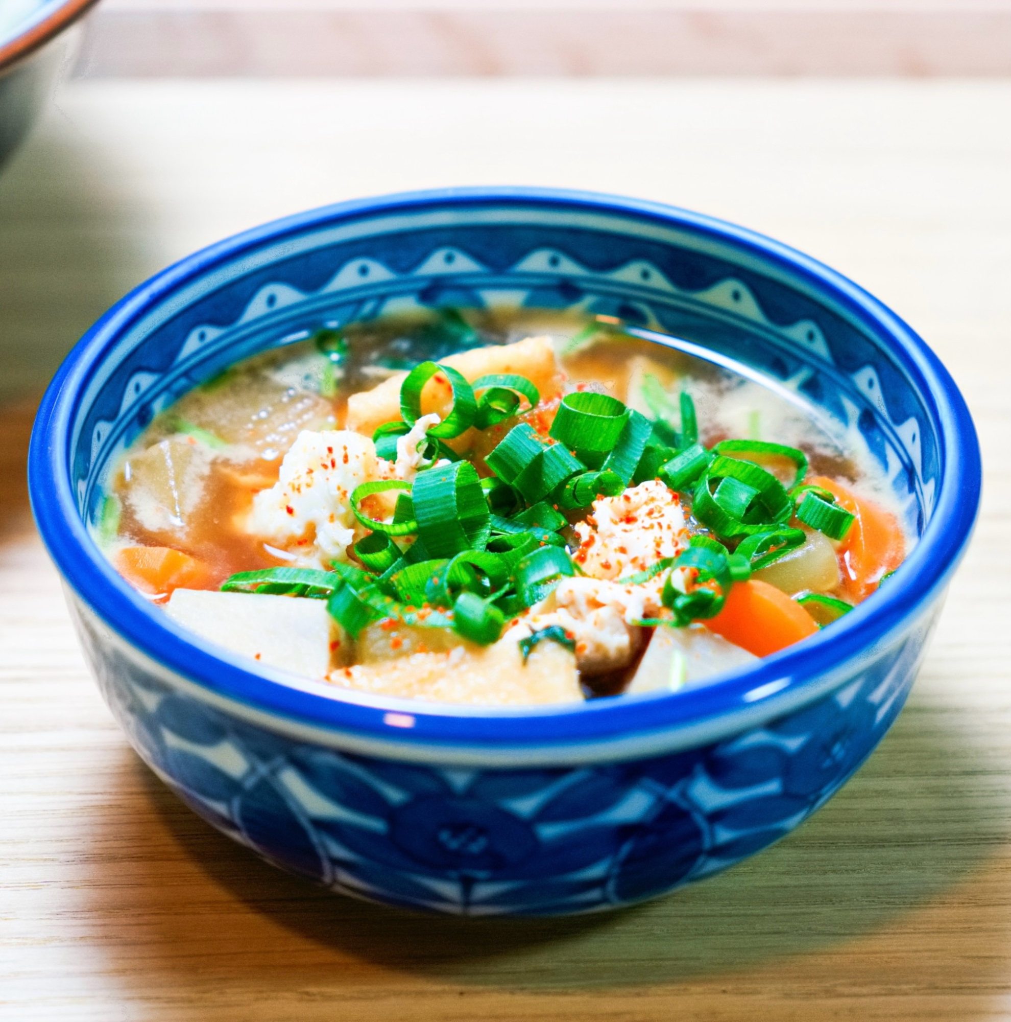 根菜と卵白のけんちん汁【和食・汁物】