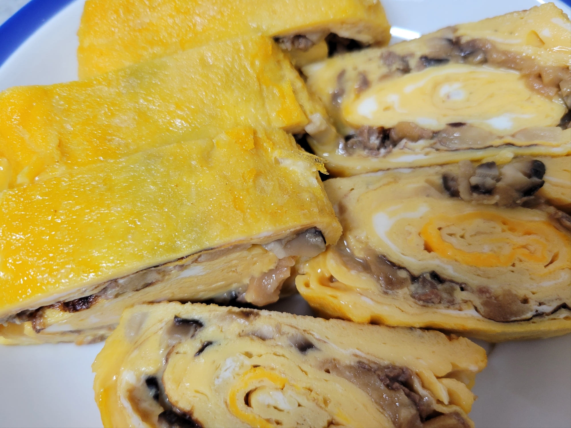 すき焼きの残りで厚焼き玉子♪おつまみ、お弁当にも♪