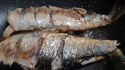 鰊のフライパン焼き＊塩焼き